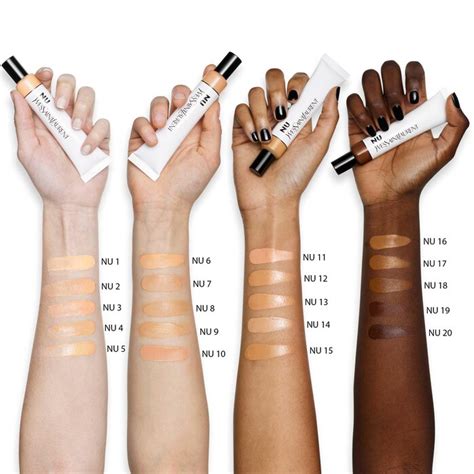 ysl nu bare skin tint|ysl skin tint shades.